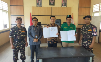 MOU Bawaslu Kabupaten Lombok Tengah Bersama Gerakan Pemuda Ansor