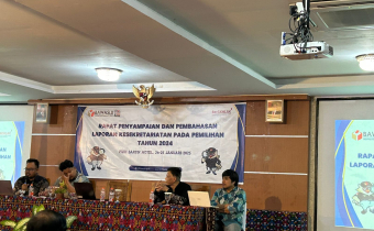 Rapat Penyampaian dan Pembahasan Laporan Kesekretariatan Pada Pemilihan Tahun 2024