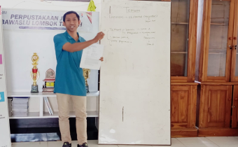 Gelar Diskusi Penanganan Pelanggaran, Pimpinan Bawaslu Lombok Tengah Minta Jajaran Staf Siap Mengawasi Tahapan Pemilu Selanjutnya