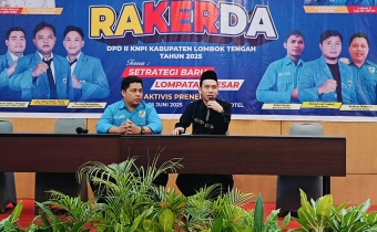 Sudirman Haryanto Ajak KNPI Jadi Mitra Strategis dalam Penguatan Demokrasi di Lombok Tengah