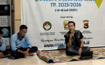 Sapa Pemilih Pemula, Sudirman Haryanto Serukan Siswa Peduli Pemilu