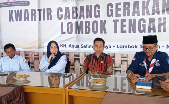 Bawaslu dan Kwarcab Pramuka Lombok Tengah Koordinasi Tindak Lanjut MoU Pengawasan Partisipatif