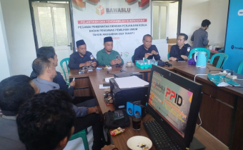 Bawaslu Lombok Tengah Terima Kunjungan Bawaslu Provinsi NTB
